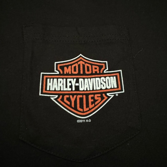 HARLEY-DAVIDSON TWIN CITIES MINNEAPOLIS ST PAUL Black Graphic T Shirt in 2XL/XXL - Picture 7 of 10